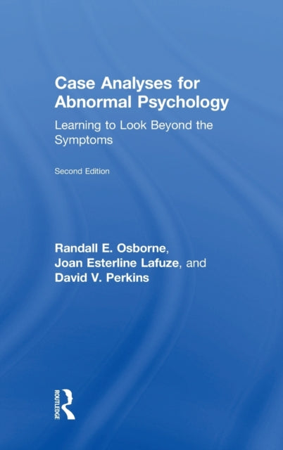 Book cover of: Case Analyses for Abnormal Psychology. By: Randall Osborne
