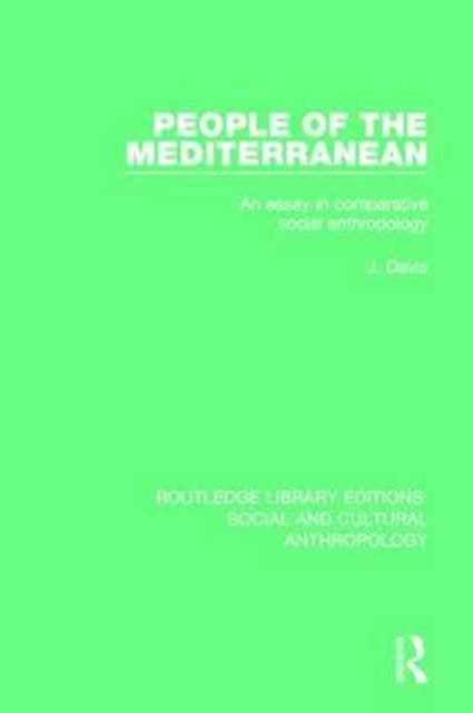 Book cover of: People of the Mediterranean. By: Davis, J.