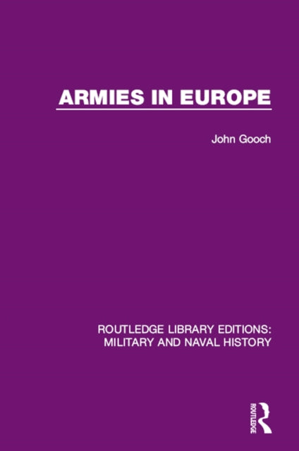 Book cover of: Armies in Europe. By: John Gooch
