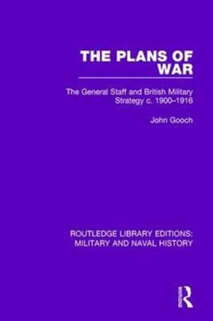 Book cover of: Plans of War. By: John Gooch