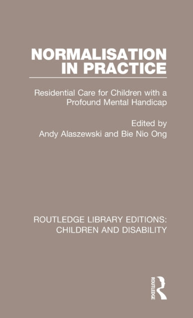 Book cover of: Normalisation in Practice. By: Andy Alaszewski
