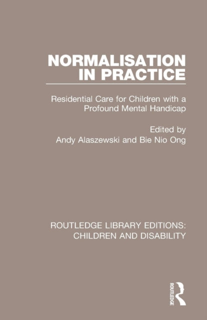 Book cover of: Normalisation in Practice. By: Andy Alaszewski