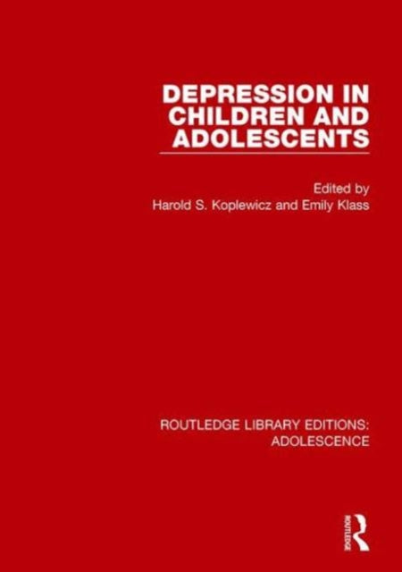 Book cover of: Depression in Children and Adolescents. By: Harold S. Koplewicz