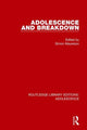 Book cover of: Adolescence and Breakdown. By: Simon Meyerson