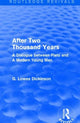 Book cover of: After Two Thousand Years. By: G. Lowes Dickinson