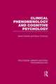 Book cover of: Clinical Phenomenology and Cognitive Psychology. By: David Fewtrell