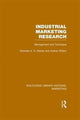 Book cover of: Industrial Marketing Research (RLE Marketing). By: Nicholas A. H. Stacey
