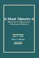 Book cover of: Moral Maturity. By: John C. Gibbs