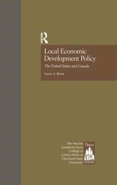 Book cover of: Local Economic Development Policy. By: Laura A. Reese
