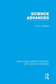 Book cover of: Science Advances. By: J. B. S. Haldane