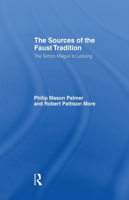 Book cover of: Sources of the Faust Trad Cb. By: Robert P. More