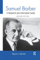 Book cover of: Samuel Barber. By: Wayne Wentzel