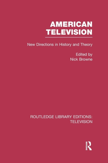 Book cover of: American Television. By: Nick Browne