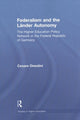 Book cover of: Federalism and the Lander Autonomy. By: Cesare Onestini