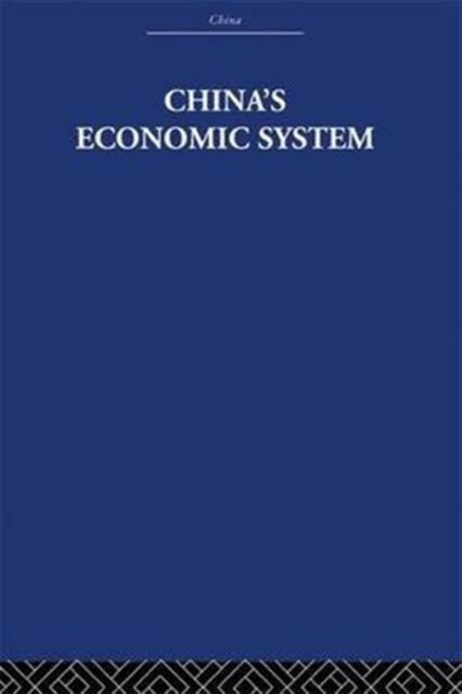 Book cover of: China's Economic System. By: Audrey Donnithorne