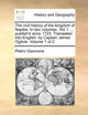 Book cover of: civil history of the kingdom of Naples. In two volumes. Vol. I. ... publish'd anno 1723. Translated into English, by Captain James Ogilvie. Volume 1 of 2