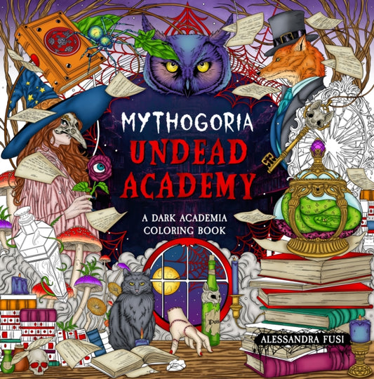 Book cover of: Mythogoria: Undead Academy. By: Alessandra Fusi