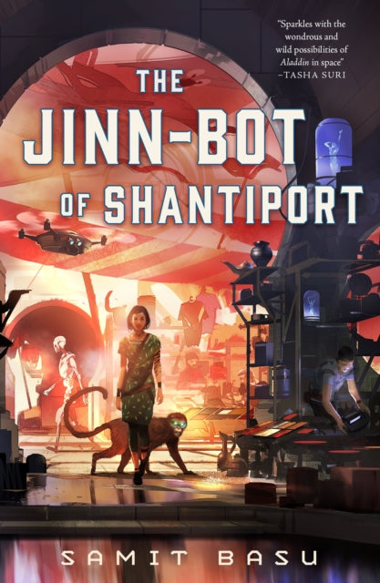 Book cover of: Jinn-Bot of Shantiport. By: Samit Basu