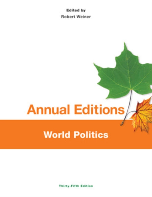 Book cover of: Annual Editions: World Politics. By: Robert Weiner