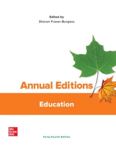 Book cover of: Annual Editions: Education. By: Sheron Fraser-Burgess
