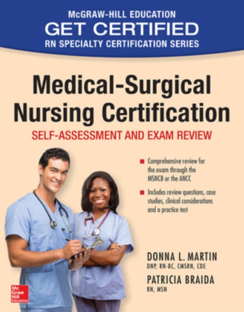Book cover of: Medical-Surgical Nursing Certification: Self-Assessment and Exam Review. By: Donna L. Martin