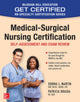 Book cover of: Medical-Surgical Nursing Certification: Self-Assessment and Exam Review. By: Donna L. Martin