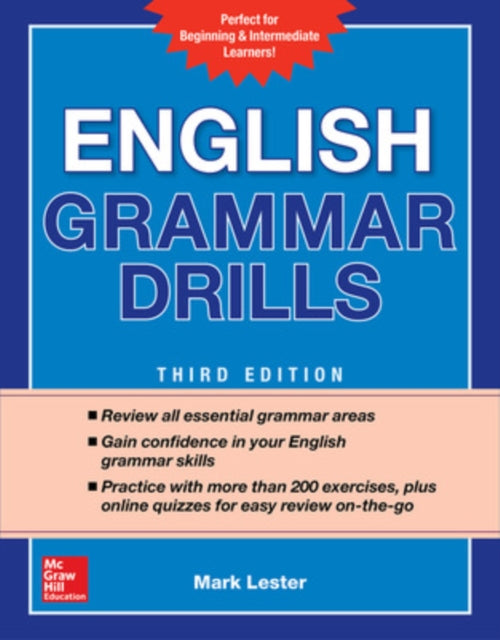 Book cover of: English Grammar Drills, Second Edition. By: Mark Lester