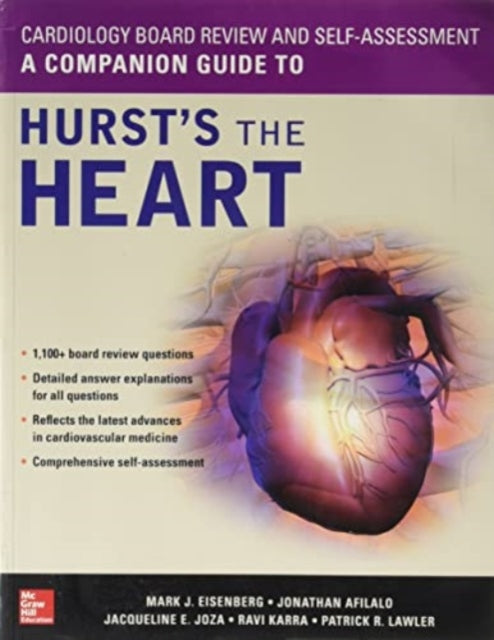 Book cover of: Cardiology Board Review and Self-Assessment: A Companion Guide to Hurst's the Heart. By: EISENBERG