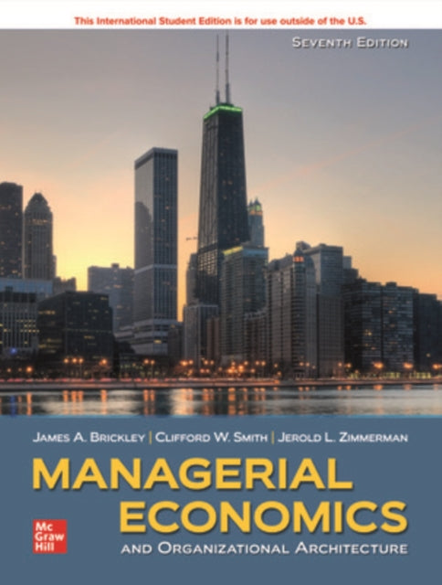 Book cover of: ISE Managerial Economics & Organizational Architecture. By: BRICKLEY
