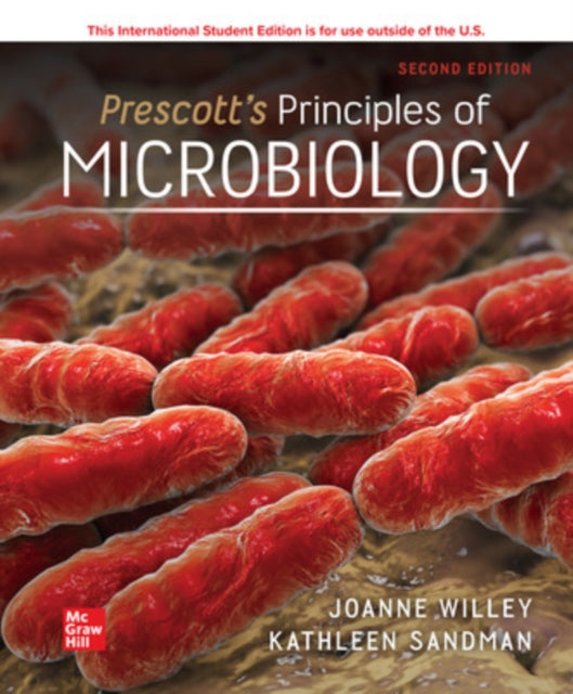 Book cover of: ISE Prescott's Principles of Microbiology. By: WILLEY