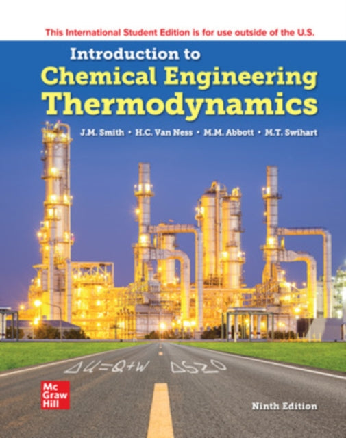 Book cover of: Introduction to Chemical Engineering Thermodynamics ISE. By: Hendrick C. Van Ness