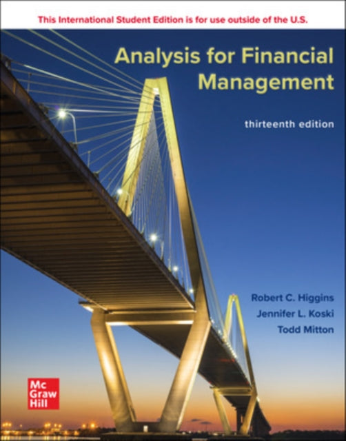 Book cover of: Analysis for Financial Management ISE. By: HIGGINS