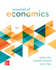 Book cover of: Essentials of Economics ISE. By: BRUE