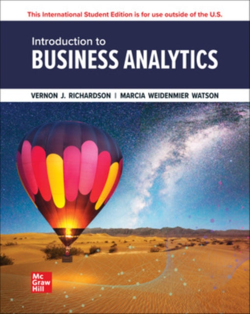 Book cover of: Introduction to Business Analytics ISE. By: RICHARDSON