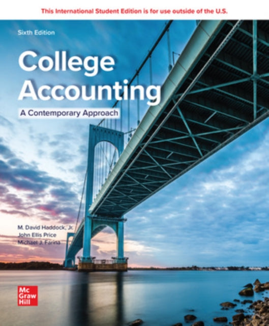 Book cover of: College Accounting (A Contemporary Approach) ISE. By: HADDOCK