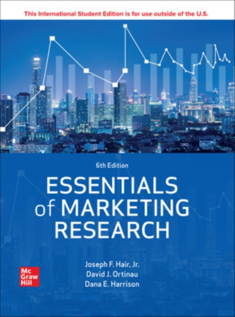 Book cover of: Essentials of Marketing Research ISE. By: HAIR