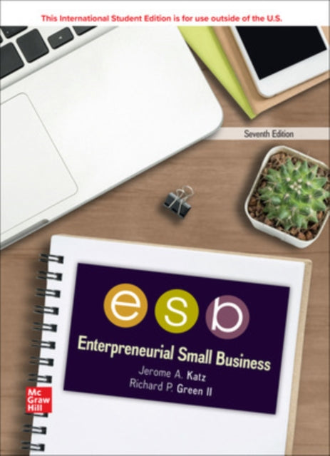 Book cover of: Entrepreneurial Small Business ISE. By: Jerome A. Katz