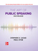Book cover of: ISE The Art of Public Speaking: 2023 Release. By: LUCAS