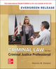 Book cover of: Criminal Law for the Criminal Justice Professional: 2024 Release ISE