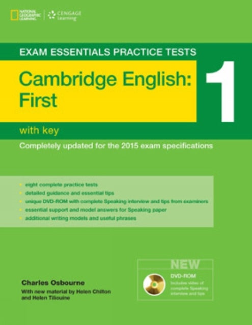 Book cover of: Exam Essentials Practice Tests: Cambridge English First 1 with DVD-ROM. By: Osborne