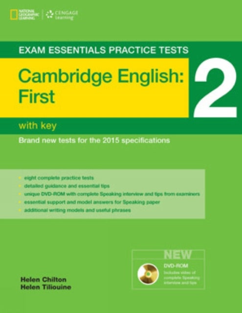 Book cover of: Exam Essentials Practice Tests: Cambridge English First 2 with DVD-ROM. By: Naunton