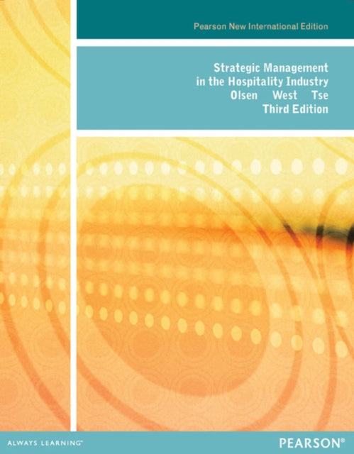 Book cover of: Strategic Management in the Hospitality Industry