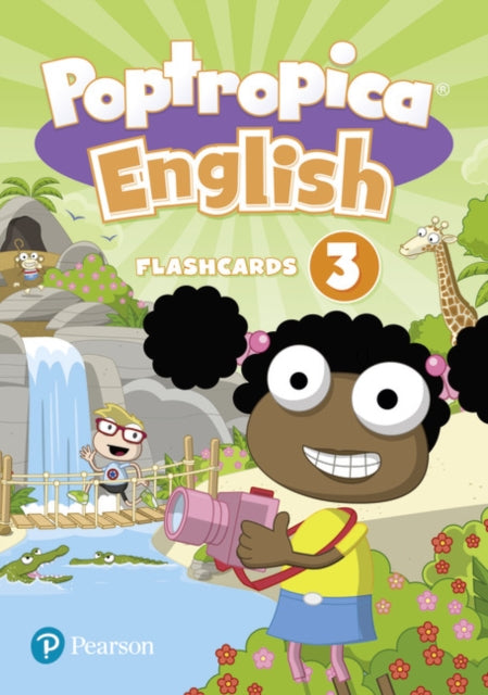 Book cover of: Poptropica English Level 3 Flashcards. By: Linnette Erocak