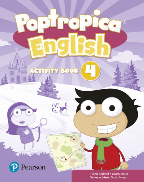Book cover of: Poptropica English Level 4 Activity Book. By: Fiona Beddall