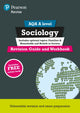 Book cover of: Pearson REVISE AQA A Level Sociology Revision Guide & Workbook inc online edition - for 2026, 2027 exams. By: Steve Chapman