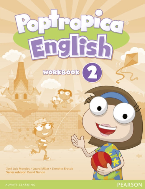 Book cover of: Poptropica English American Edition 2 Workbook and Audio CD Pack. By: Linnette Erocak