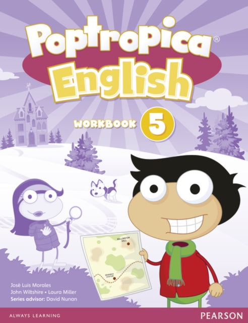 Book cover of: Poptropica English American Edition 5 Workbook and Audio CD Pack. By: Laura Miller