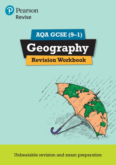 Book cover of: Pearson REVISE AQA GCSE Geography Revision Workbook - for 2026, 2027 exams. By: Rob Bircher