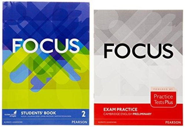 Book cover of: Focus BrE 2 Students' Book & Practice Tests Plus Preliminary Booklet Pack. By: Vaughan Jones