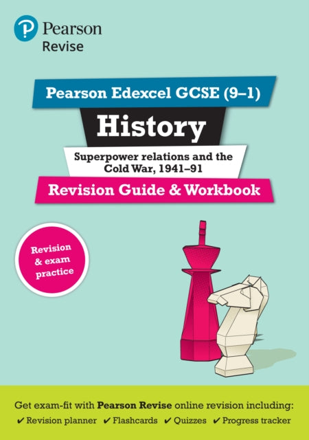 Book cover of: Pearson REVISE Edexcel GCSE History Superpower relations and the Cold War Revision Guide: incl. online revision and quizzes - for 2025, 2026 exams. By: Brian Dowse